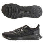 アディダス（adidas）（メンズ）ランニングシューズ ファルコンラン(FALCONRUN) 黒 ブラック G28970 スニーカー マラソン ジョギング トレーニング 通勤 通学