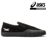 【asics skatebording】GEL-FLEXKEE SLIP-ONカラー：black/blackアシックス スケートボーディングスケートボード スケボーシューズ 靴 スニーカーSKATEBOARD SHOES