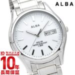 セイコー アルバ ソーラー 腕時計 メンズ SEIKO ALBA AEFD567 防水 カレンダー シルバー【あす楽】