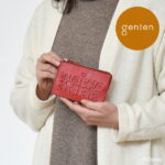 【ゲンテン公式】genten ゲンテン 本革財布 ミニ財布トゥインクルカットワーク ミッキーマウス フラグメントケース 460032022Collection｜ディズニースペシャルエディションです。