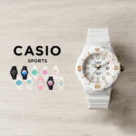 【10年保証】【日本未発売】CASIO SPORTS カシオ スポーツ 腕時計 時計 ブランド レディース キッズ 子供 女の子 チープカシオ チプカシ アナログ 日付 カレンダー 防水 ブラック 黒 ホワイト 白 ブルー 水色 ピンク ゴールド 金 海外モデル ギフト プレゼント