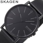 スカーゲン 腕時計 SKAGEN 時計 スカーゲン 時計 SKAGEN 腕時計 シグネチャー SIGNATUR ユニセックス ブラック SKW6579 [人気 お洒落 北欧 ラウンド アナログ シンプル カジュアル ブランド ファッション プレゼント ]