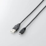 【 送料無料 】 エレコム U2C-AMB10BK USBケーブル USB2.0 A-microBタイプ 1m ブラック 【 PlayStation 4 対応 】 M Micro-USB ( A-MicroB ) ケーブル