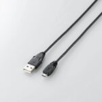 【 送料無料 】 エレコム U2C-AMB15BK USBケーブル USB2.0 A-microBタイプ 1.5m ブラック 【 PlayStation 4 対応 】 ケーブル ノーマル