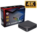 AVerMedia Live Gamer BOLT GC555 4Kパススルー & 録画 対応 Thunderbolt3接続 外付け ゲームキャプチャー ボックス Windows 11 対応 HDMI Y実況 PlayStation 5 / PS5 / PS4 / Nintendo Switch / Xbox / PC キャプチャーボード Vtuber