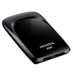 ADATA 外付け 小型 ポータブル SSD 240GB 名刺サイズ USB C 対応 ソリッドステートドライブ ASC680-240GU32G2-CB ブラック USB Type-C Playstation Xbox PC 対応