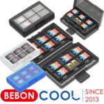 BEBONCOOL Nintendo Switch ゲームソフト 収納 ケース 24+2枚 クリアケース 任天堂スイッチ カードケース ゲームソフト ケース Switchソフトケース microSDカード マイクロSD2枚 大容量 収納 持ち運び 携帯 子供に最適