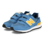 【クーポン配布中】new balance ニューバランス PO313 キッズスニーカー 232313 BY ブルー イエロー キッズ シューズ 靴 スニーカー ボーイズ ブランド ギフト