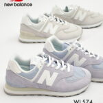 ニューバランス 574 レディース スニーカー WL574 NEW BALANCE ローカット グレー ベージュ 白 パープル パステルカラー おしゃれ 可愛い シューズ ブランド カジュアル 定番 人気 通勤 通学 学生 靴 スエード 歩きやすい クッション性|sale|