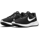 ナイキ（NIKE）（レディース）レボリューション 6 NN ブラック ホワイト 黒 白 DC3729-003 ランニングシューズ 靴 スポーツ スニーカー ジョギング マラソン