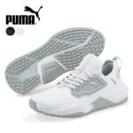 プーマ スパイクレス ゴルフ シューズ ゴルフシューズ メンズ レースアップ 紐靴 おしゃれ ブランド PUMA カジュアルシューズ 普段使い オンオフ兼用 プーマブラック 黒 プーマホワイト 白 靴 GS ワン 195405 2022 秋 秋冬 冬