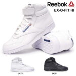 リーボック クラシック EX-O-FIT HI レディーススニーカー メンズ ユニセックス CLASSIC モノトーン ランニング Reebok クラシック レザー 本革 3477 3478 白 黒