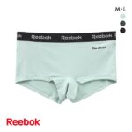 【メール便(5)】 リーボック Reebok LADYS ロゴ ボクサーショーツ スポーツショーツ 吸水速乾 単品 レディース