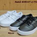 REEBOK WORKOUT LO FVS▼ベーシックホワイト(CN6890)・ベーシックブラック(CN6891)▼リーボック ワークアウト ロー FVS レディーススニーカー 厚底スニーカー