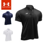 ☆ネコポス アンダーアーマー メンズ UAチーム アーマー ポロ ボタンダウン 半袖 ルーズ ゴルフ トレーニング UA TEAM ARMOUR POLO BD 1342582 あす楽対応可