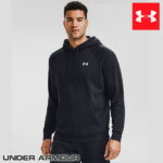 マラソン開始P5倍【1/9(月20:00-10(火)23:59】アンダーアーマー UNDER ARMOUR UA RIVAL COTTON HOODIE メンズ UA ライバル コットンフーディー ブラック/オニキスホワイト 1357105-001