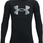 公式 アンダーアーマー UNDER ARMOUR UA テック ロゴ フィル ロングスリーブ トレーニング キッズ 1357601 Tシャツ シャツ 長袖 ロンT トップス カットソー トレーニングウェア ジュニア 子供服 プリント 吸汗速乾 抗菌 防臭 運動 部活 スポーツ ジム