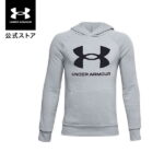 公式 アンダーアーマー UNDER ARMOUR UA ライバルフリース ロゴ フーディー トレーニング キッズ 1372204 フリース 起毛