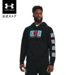 セール価格 公式 アンダーアーマー UNDER ARMOUR UA ライバルフリース フーディー ジオメトリー トレーニング メンズ 1366436 フリース 起毛