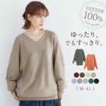 【WEB限定】ニットセーター 綿100％Vネックドルマンセーター＜M〜4L＞(S〜4L) ベルーナ レディースファッション 40代 50代 レディース 大人 ファッション 秋冬 秋服 冬服 Viola e Viola ヴィオラ トップス あったか 長袖 体型カバー 薄手 大きいサイズ