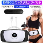 【300円クーポン】EMS 腹筋ベルト ダイエット 充電式 腹筋 ベルト お腹 腕 セット 19段階調節 6モード 運動マニュアル付き 筋トレ 強力 トレーニング 振動 腹筋マシン ジェルパッド ブラック 筋肉刺激 USB充電式 男女兼用 超軽量 静音 ギフト プレゼント 送料無料