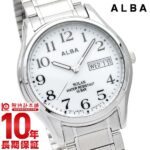 セイコー アルバ ソーラー ペアウォッチ 腕時計 メンズ SEIKO ALBA AEFD565 防水 カレンダー シルバー AEGD562【あす楽】