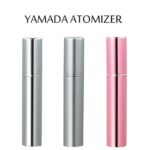 【お友達で300円OFFクーポン】メタル アトマイザー 3.5ml スプレー タイプ/詰め替え セット付/ヤマダアトマイザー/ファッション性溢れる金属冠ポンプの携帯香水用容器/ガラス 樹脂 アルミ アルコール 香水 レディース メンズ【メール便】【人気 sale プレゼント】