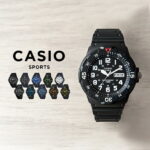 【10年保証】【日本未発売】CASIO SPORTS カシオ スポーツ 腕時計 時計 ブランド メンズ キッズ 子供 男の子 チープカシオ チプカシ アナログ 日付 カレンダー 防水 ブラック 黒 ホワイト 白 ゴールド 金 ネイビー グリーン 緑 オレンジ 海外モデル ギフト プレゼント