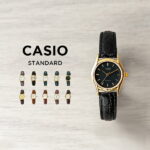 【10年保証】【日本未発売】CASIO STANDARD カシオ スタンダード 腕時計 時計 ブランド レディース キッズ 子供 女の子 チープカシオ チプカシ アナログ ブラック 黒 ゴールド 金 レザー 革ベルト 犬 猫 ハート スター 星 イルカ ペンギン 海外モデル ギフト プレゼント